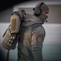 New Lightweight Cold Resistant Cotton Clothing Outdoor Camouflage Assault Suit Men's Winter Warm Cycling Set Hooded Multi Pocket