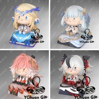 Game Wuthering Waves Cartethyia Jinhsi Camellya Cosplay Figurine Ornaments Computer Decor Keyboard Cap Garage Kits Kforce Keycap