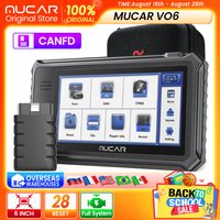 MUCAR VO6 OBD2 Auto-Diagnosegerät Vollsystem-Autoscanner Codeleser ABS Motor 28 Reset-Funktionen Ölservice-Scan-Tool Lebenslange Kostenlose Updates