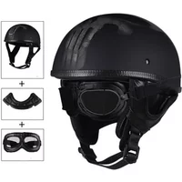 DOT Certification Retro Motorcycle Helmet Moto Helmet Scooter Vintage Half Face Biker Motorbike Crash Moto Helmet Casco Moto CE