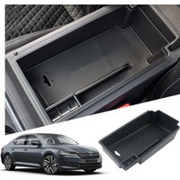 Boîte de rangement pour accoudoir de voiture RUIYA, pour Skoda Superb MK3 B8 2015-2020, boîte pour accoudoir de console centrale, accessoires pour Skoda Superb.