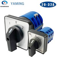 Motor-Umkehrschalter LW26 5.5N/3 20A/25A/32A Nockenschalter 660V 3-polig 3-Positionen-Motorwahlschalter Vorwärts und Rückwärts Drehbar