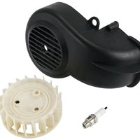 Engine Complete Air Cooling Shroud For ATV Polaris Sportsman Scrambler 90 E-Ton Dinli 2-Stroke Yamaha Jog 90 90cc