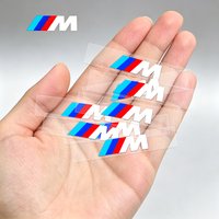BMW M Emblem E46 E36 E34 F10 E90 F30 E60 F30 E30 E92 E87 Car Logo Creative Sticker Metal For BMW M Emblem E46 E36 E34 F10 E90