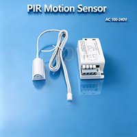 PIR Infrared Human Detector, Smart Motion Light Switch AC100-240V, Auto Sensor for Wine Cabinet Wardrobe Corridor Lighting