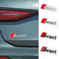 For Audi A6 Sline C5 C7 S C8 A4 B8 B5 B6 B7 TT 8P Accessories 3D ABS Car Letters Trunk Badge AVANT Emblem Logo Sticker Valve Cap
