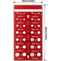 Metric Screw Nut And Bolt Thread Gauge 32 Piece Set Thread Gauge Nut Bolt Screw Identibolt Measuring Identifier Tool