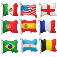 Football Flag Aluminum Foil Balloons Soccer Sports Theme Party Baby Shower Decor Football Club Decoration Supplies Kids Toy