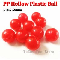 Red Polypropylene PP Hollow Plastic Balls Precision Sphere Floating Ball Diameter 5/6/6.5/8/10/12/15/20/50mm