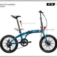 AliExpress OVOZI Folding Bicycle Ultra-light And Portable For Adults 20-inch Adult Variable-speed Bicycle For Men And Women's Commuting