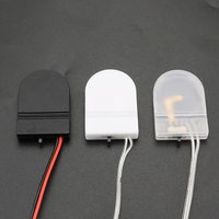 5Pcs Single Slot 3V CR2032 CR 2032 Button Coin Cell Empty Battery Holder Case Cover With ON-OFF Switch leads Wire 3V Battery Box
