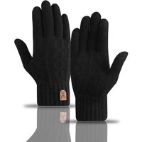 AliExpress NONE Winter Warm Gloves for Men and Women, Touchscreen Thickened Knitted Gloves, Outdoor Cycling Sports, Cold resistant Gloves