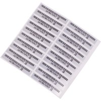 4PCS For NDSL Barcode Serial Number Back Patch Barcode Label For 3DS 3DSXL NEW 3DS XL LL NDSiXL Universal