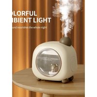 Kasydoff Portable Small Humidifier, 1500ml Small Humidifiers for Bedroom Baby, 1800mAh USB Personal Desktop for Travel