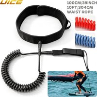 Smycz biodrowa UICE 10FT do SUP, wingfoil, hydrofoil, jetsurf, linka zabezpieczająca do deski, akcesoria surfingowe, akcesoria do paddle surfingu