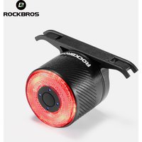 ROCKBROS Bike Tail Light IPX6 Waterproof Brake Sensing 9 Lighting Modes Bicycle Rear Light with Dual Mounts Smart Bike Taillight