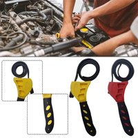 1Pc 6" Belt Wrench Oil Filter Puller Strap Spanner Chain Wrench Strap Opener, Adjustable Removal Tool