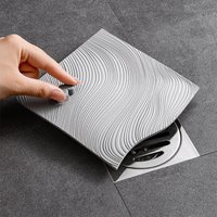 1PC Soft Floor Drain Deodorant Cover Stickers Insect-proof Reusable Sewer Deodorant Mat Kitchen Sink Bathroom Floor Seal Mat