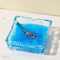 Scented Water-Soluble Ashtray Sand - 6 Colors, Fast Ash Extinguishing, Easy to Clean, Ideal for Home, Hotel, Party & Gifts