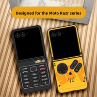 Motorola RAZR70 Ultra Phone Case Protective Cover Foldable Screen Simulation Camouflage Creative Personalized Retro Style