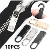 Reißverschlussschieber-Abzieher, sofortiger Reißverschluss-Reparatursatz, Ersatz für gebrochene Schnalle, Reisetasche, Koffer, Reißverschlusskopf, DIY, Nähen, Basteln