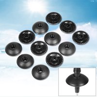 12PCS Trekking Pole Basket Black Trekking Pole Round Snow Ski Mud Basket Hiking Walking Stick Replacement Accessory Pole Basket