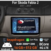 Android 16 Car Radio For Skoda Fabia 2 2007 - 2014 Qualcomm Multimedia Video Player Head Unit Carplay Auto Navigation GPS 4G DSP image 4