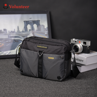 VOLUNTEER Casual Crossbody Shoulder Bag Men Travel Waterproof Laptop Messenger Bag Male Multi-pocket Large Capacity Bags 1698-07