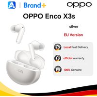 Wersja unijna OPPO Enco X3s Silver, bezprzewodowe słuchawki douszne z technologią dźwięku Dynaudio, redukcją szumów ANC 55 dB, dwoma przetwornikami dy
