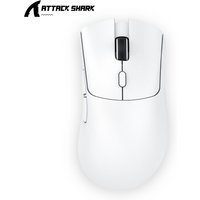 ATTACK SHARK R1 Tri Mode 2.4G Bluetooth Wired Gaming Mouse Lightweight Ergonomic RGB Programmable Wireless Mice For PC Laptop