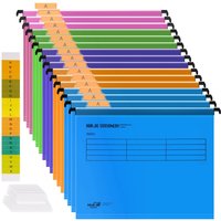 PVC A4 Quick Labor Folder with Hook A4 A4 Suspension Files Color Random Suspended Type Hanging File Folders Office