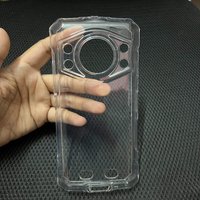 Soft TPU Phone Case for Doogee Fire 7 Ultra Cases Silicone Back Cover for Doogee Fire7Ultra Black Transparent Soft Shell