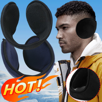 AliExpress NONE Thermal Ear Warmers for Women Men Flannel Fleece Lined Earmuffs One Size Fits Most Cold Protection Winter Warm High Quality