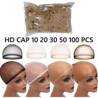 Multi Use HD Wig Cap Invisible HD Caps For Wigs Comfortable Cap To Under Wigs Or Head Wraps Adjustable Bald Cap Natural Look