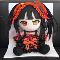 30cm AnimeDATE A LIVE Himekawa Yoshino Tokisaki Kurumi Cartoon Sitting Posture Figure Pillow Mascot Cosplay Puppet