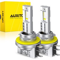 AUXITO 2pcs H15 LED Headlight Bulbs CANBUS 6500K White 30000LM Car LED High Beam DRL Driving Lamp With Cooling Fan Error Free