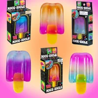 Needoh Nice Sicle Toy Transparent Gradient Cute Non Toxic Stretchable Anxiety Relief Soft Squishy Sensory Party for Adults Gift