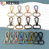 5/30Pcs Meetee 16-50mm Metal Bags Buckle Swivel Lobster Clasps Trigger Clip Carabiner Backpack KeyChain Hardware Accessories image 4