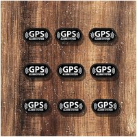 AliExpress NONE Waterproof Reflective GPS Warning Sticker - Self-Adhesive Irregularly Shaped Vinyl Sticker for Bicycles, Scooters, Cars