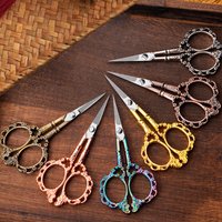 Retro klassische Schneiderschere Handwerk Haushalt Schneiderschere Stoff Nähen Stoff Faden langlebige Edelstahlschere