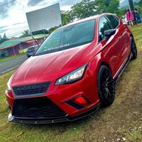 For Seat Ibiza Standard&FR MK5 6F KJ1 TSI TDI MPI TGI 2017-2025Car Front Bumper Lip Splitter Front Guard Spoiler Bodykit Trim