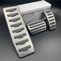 Car Refit Pedal Pad For Polestar 2 (2020~2024) Accelerator Gas Brake Footrest Cover Decorative Accessory Modified Parts Supply