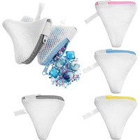 Triangular Laundry Pod Bag, Mini Mesh Laundry Bag for Washing Machine, Anti-residue Laundry Ball Dissolve Bag