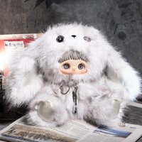In Stock MayMei Rebel Doll Backpack 400% Series Plush Blind Box Cute Vinyl Doll Decor Pendant Toy Home Ornaments Exquisite Gifts
