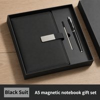 Fathers Day A5 Leather Notebook for Dad Lined Journal Gift for Men Office Work Daily Writing Notes Planner