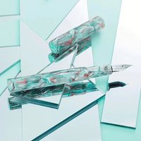 RIIMOO 532 Elegant Vintage Shiyou Fountain Pen Two Colors Available, Smooth Writing Pen Gift for Student Lady Gentleman