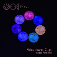Xirius Sew-on Stone Crystal Paint Effect EN Nightglow effect Rhinestone Crystal Glass Sewing Stones for Clothing Decoration