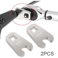 2 Pieces Crowfoot Nut Wrench Upgrade Repairment for 8mm Torque Wrench Bikes Brake Fittings Sturdy Riding Crowfoot Socket