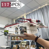 MOC Star 1228pcs Plan Republic Dropship Gunship Building Blocks Bricks 75021 Toys for Children Birthday Festival Party Gifts