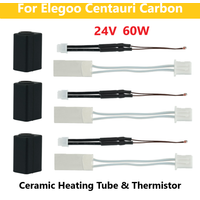 For Elegoo Centauri Carbon Ceramic Heating Tube Thermistor 24V 60W Hotend Silicone Sock Cover 3D Printer Parts Accessories